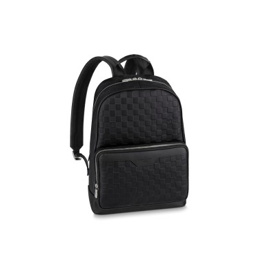 LOUIS VUITTON CAMPUS BACKPACK DAMIER INFINI LEATHER BLACK N40094 (39*30*13cm)